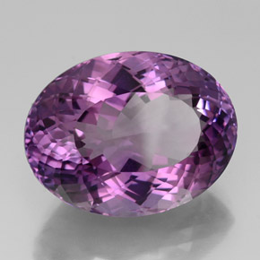 Ametista violeta natural 33,03ct, corte oval, VVS
