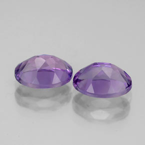 Pedras preciosas de ametista violeta natural de  ct, corte oval, VVS-VS