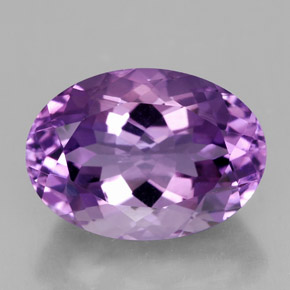 Ametista violeta natural 5,90ct, corte oval, VVS-VS