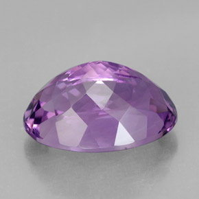 Ametista violeta natural 5,90ct, corte oval, VVS-VS