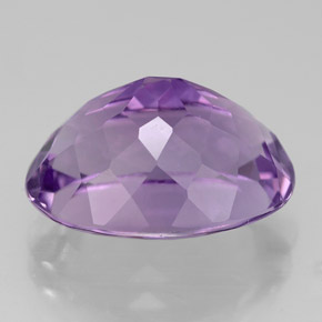 Ametista violeta natural 6,44ct, corte oval, VVS