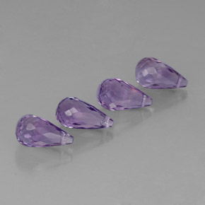 Pedras preciosas de ametista violeta natural de  ct, briolete, VVS-VS