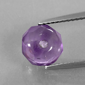 Ametista violeta natural 2,51ct, transparente, transparente/translúcido