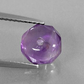 Ametista violeta natural 2,51ct, transparente, transparente/translúcido