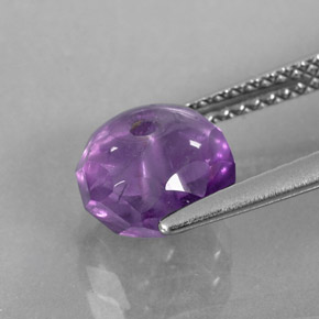 Ametista violeta natural 2,51ct, transparente, transparente/translúcido