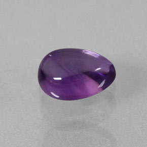 Ametista violeta natural 0,86ct, transparente, transparente/translúcido