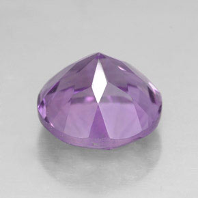 Ametista violeta natural 2,88ct, corte redondo, VS