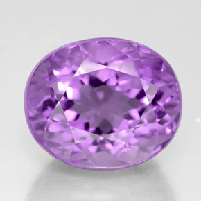Ametista violeta natural 6,15ct, corte oval, VVS