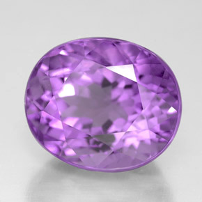 Ametista violeta natural 6,15ct, corte oval, VVS