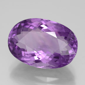 Ametista violeta natural 7,85ct, corte oval, VVS