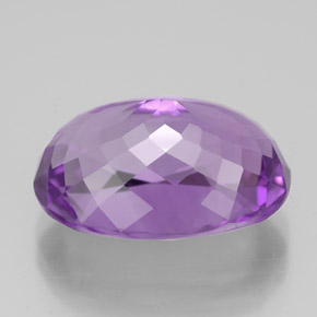 Ametista violeta natural 7,85ct, corte oval, VVS