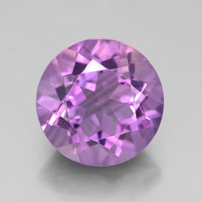 Ametista violeta natural 2,70ct, corte redondo, VVS