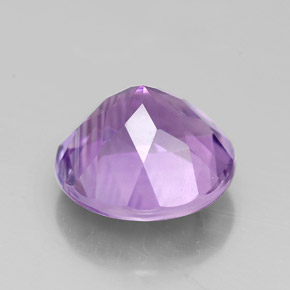 Ametista violeta natural 2,70ct, corte redondo, VVS