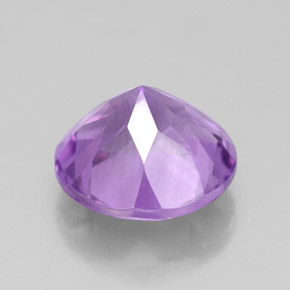 Ametista violeta natural 2,60ct, corte redondo, VVS