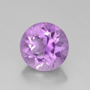 Ametista violeta natural 2,64ct, corte redondo, VVS-VS