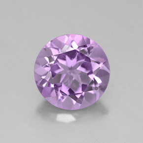 Ametista violeta natural 2,40ct, corte redondo, VVS