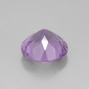 Ametista violeta natural 2,40ct, corte redondo, VVS