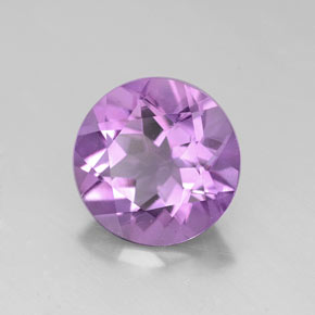 Ametista violeta natural 2,17ct, corte redondo, VVS