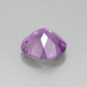 Ametista violeta natural 2,17ct, corte redondo, VVS