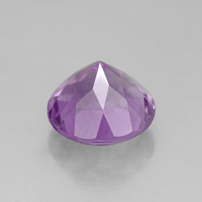 Ametista violeta natural 2,73ct, corte redondo, VVS