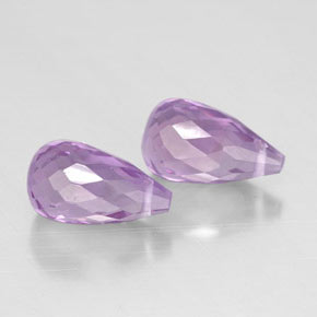 Pedras preciosas de ametista violeta natural de  ct, briolete, VVS-VS