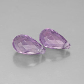 Pedras preciosas de ametista violeta natural de  ct, briolete, VVS-VS
