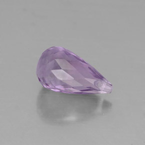 Ametista violeta natural 1,40ct, briolete, VVS-VS