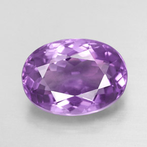 Ametista violeta natural 5,99ct, corte oval, VVS