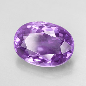 Ametista violeta natural 5,99ct, corte oval, VVS