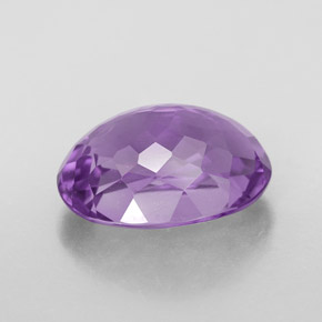 Ametista violeta natural 5,99ct, corte oval, VVS