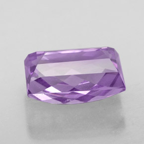 Ametista violeta natural 5,78ct, baguete, VVS-VS
