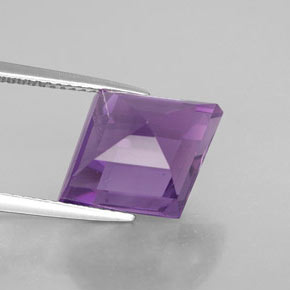 Ametista violeta natural 6,47ct, forma extravagante, VVS