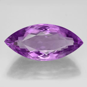 Ametista violeta natural 10,53ct, marquise, VVS
