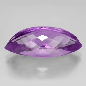 Ametista violeta natural 10,53ct, marquise, VVS