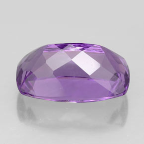 Ametista violeta natural 4,93ct, almofada cortada, VVS