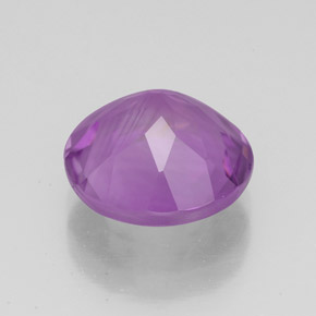Ametista violeta natural 3,25ct, corte redondo, VS