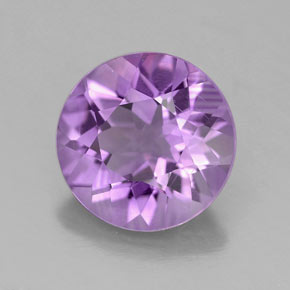 Ametista violeta natural 2,75ct, corte redondo, VVS-VS