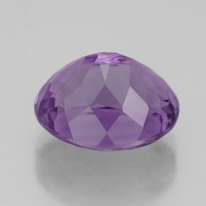 Ametista violeta natural 4,88ct, corte oval, VS