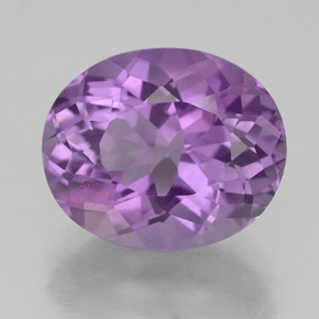 Ametista violeta natural 4,30ct, corte oval, VS