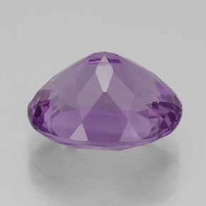 Ametista violeta natural 4,30ct, corte oval, VS
