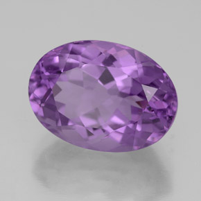 Ametista violeta natural 6,67ct, corte oval, VVS-VS
