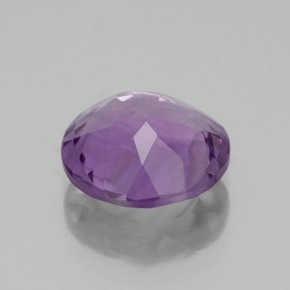 Ametista violeta natural 3,00ct, corte redondo, VS