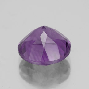 Ametista Violeta Natural 3,60ct, Corte Redondo, VS