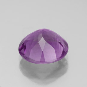 Ametista violeta natural 2,88ct, corte redondo, VS