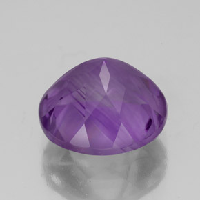 Ametista violeta natural 3,69ct, corte redondo, VVS-VS