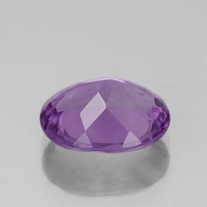 Ametista violeta natural 2,86ct, corte oval, VS