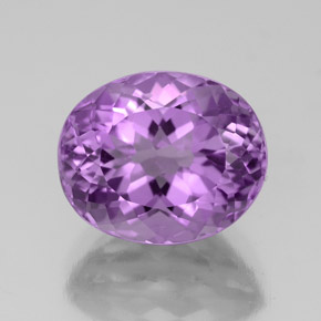 Ametista violeta natural 3,95ct, corte oval, VS