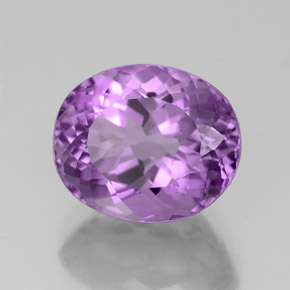 Ametista violeta natural 3,95ct, corte oval, VS