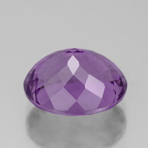 Ametista violeta natural 4,76ct, corte oval, VS