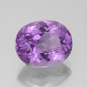Ametista violeta natural 3,95ct, corte oval, VVS